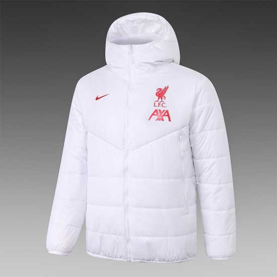 Liverpool Branco Casaco Windrunner